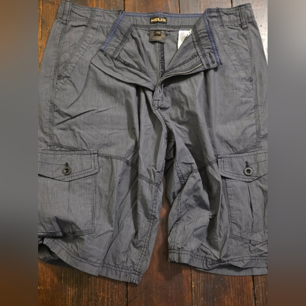 Helix Dark Gray Cargo Shorts